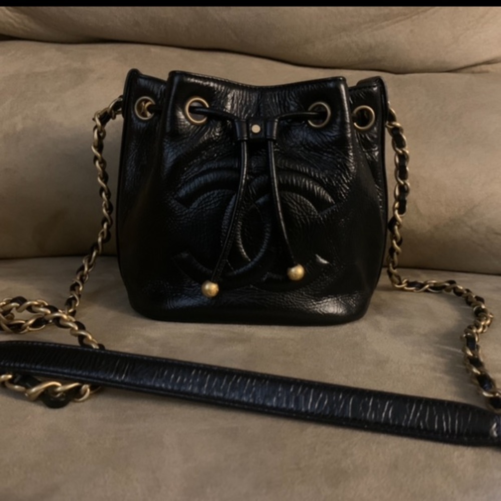 Authentic Chanel 20A Mini Bucket Bag